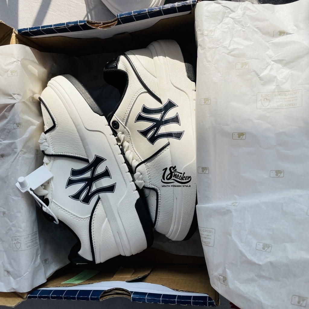 Giày MLB Nam Nữ, Giày sneaker MLB Chunky Liner Ny ĐEN phiên bản 2022 Siêu Hot hàng xịn sò Đủ Size Nam Nữ Full Box