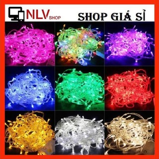 Dây đèn led nháy bóng tiêu trang trí noel,tết tự động một màu, nhiều màu giá rẻ
