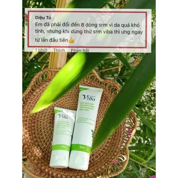 Gel rửa mặt sulfate - free ViBa