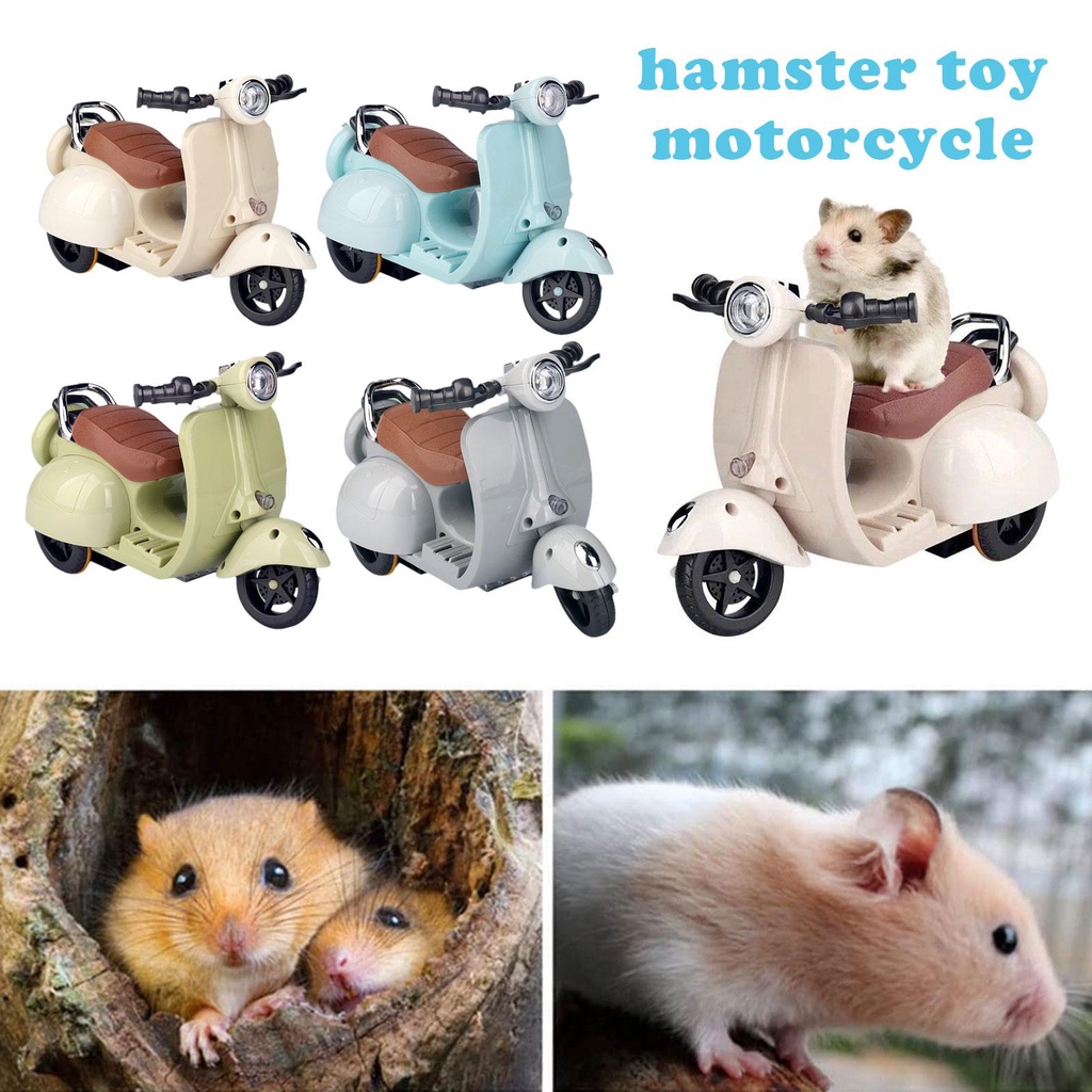 Mô Hình Xe Máy Xoay Tròn Đồ Chơi Cho Chuột Hamster