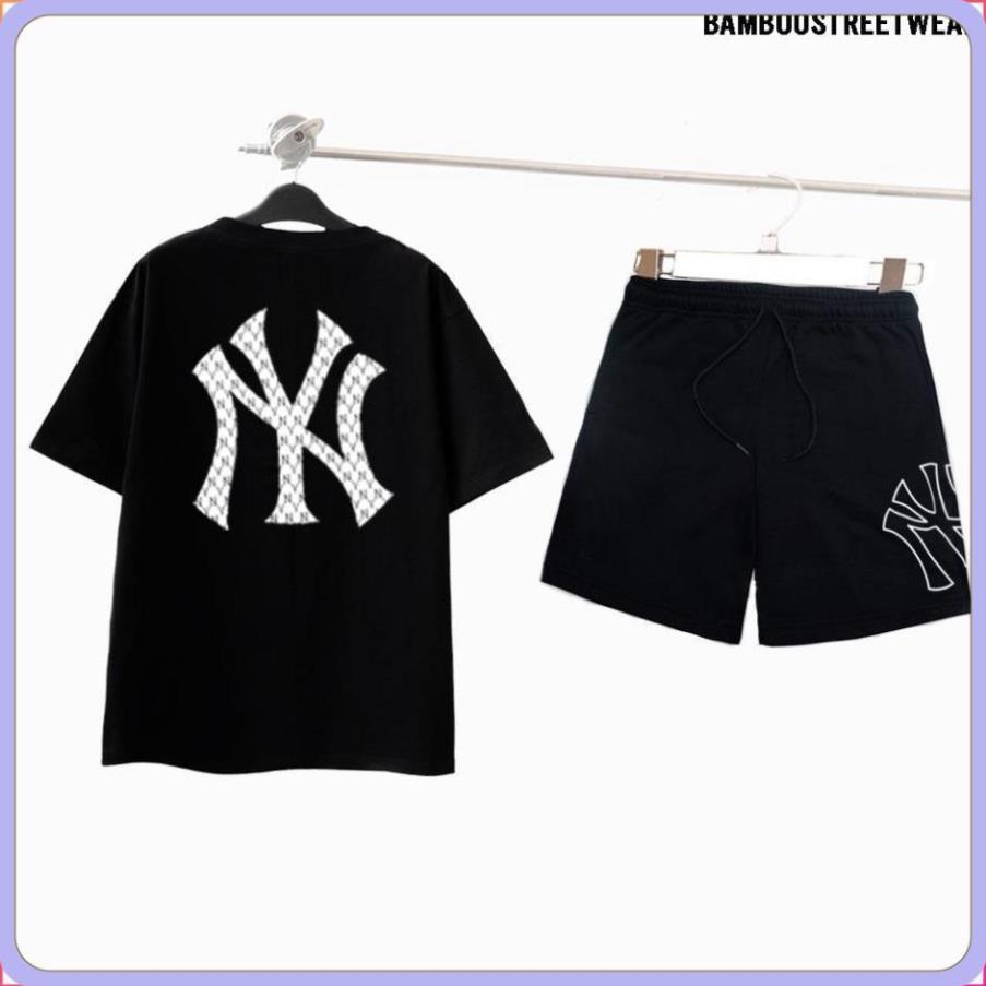 Bộ Thể Thao Nam Nữ NY SX BamBoo Bộ Quần Áo thun Unisex NY NEW (BỘ 114-115)