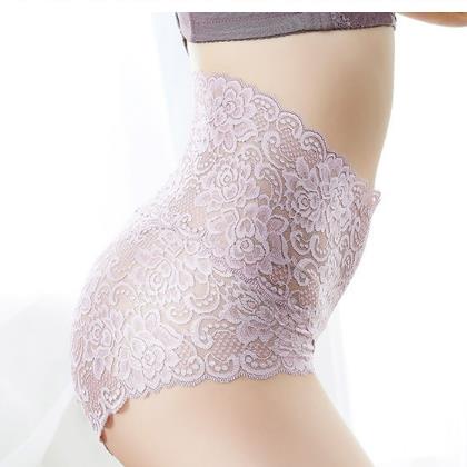 AOWEINISI Quần lót ren eo cao nữ M-XXXL Kích thước