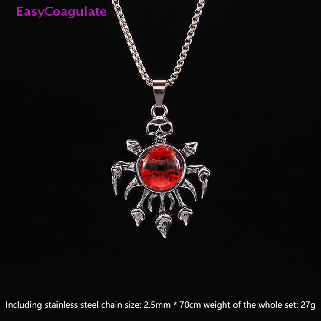 Eas Vòng cổ Bằng Thép Không Gỉ Mặt Hình Đầu Lâu Phép Thuật Phong Cách Hip Hop Retro Cho Nam Và Nữ