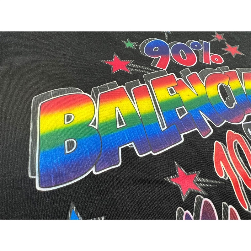 B-al88- Áo Thun Tay Ngắn In logo Ngôi Sao Năm Cánh Bắt Mắt Nhiều Màu Sắc Giản Dị Chất Lượng Cao; VHK GHC