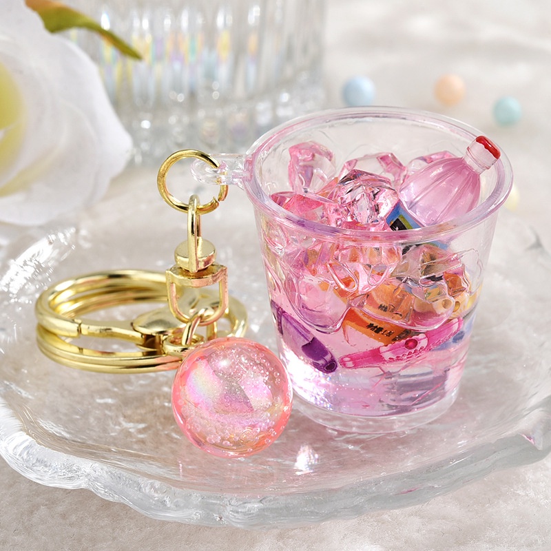 Móc Khóa Hình Ly Bia / Trà Sữa / Túi Xách Handmade Độc Đáo
