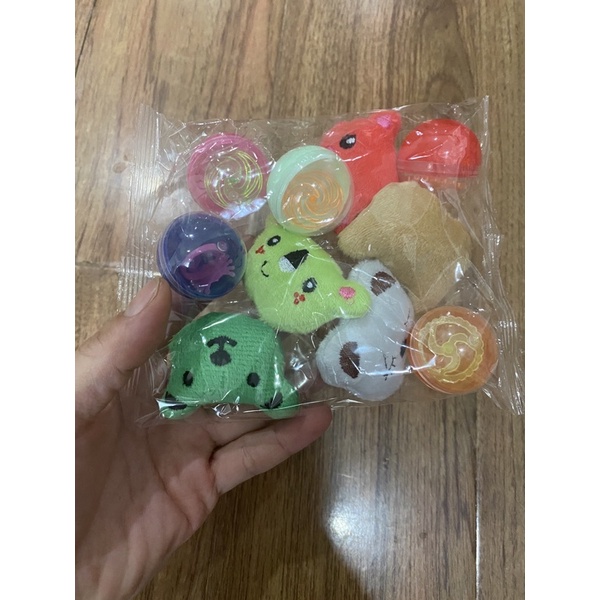 Phụ kiện đồ chơi gấu bông, hạt đậu, xe chạy đà