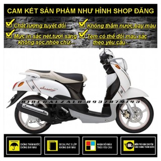 Tem rời dán xe mio fino classico mẫu zin đời 2011 - khả anh