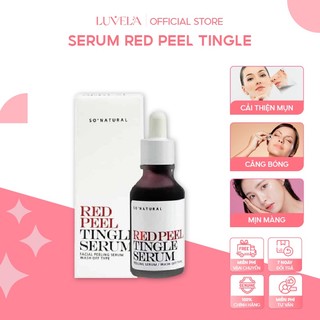 Serum red peel tingle tái tạo, thay da sinh học chính hãng so natural 35ml sr11