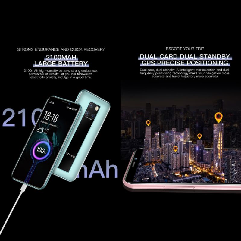 SOYES S10H, 3GB + 64GB Nhận dạng khuôn mặt, 3,46 inch Android 9.0 MTK6739CW Lõi tứ lên đến 1,28GHz, Hai SIM,Mạng: 4G