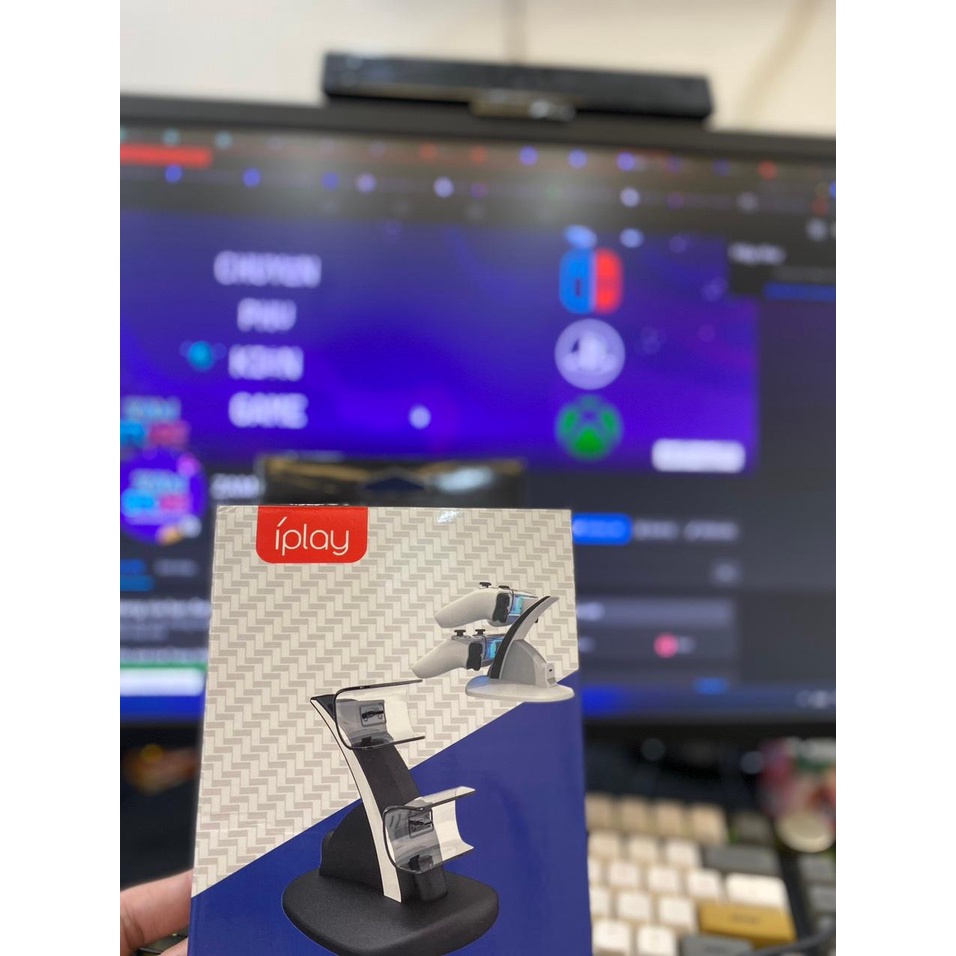 Dock Sạc Tay Cầm PS5 hãng IPLAY