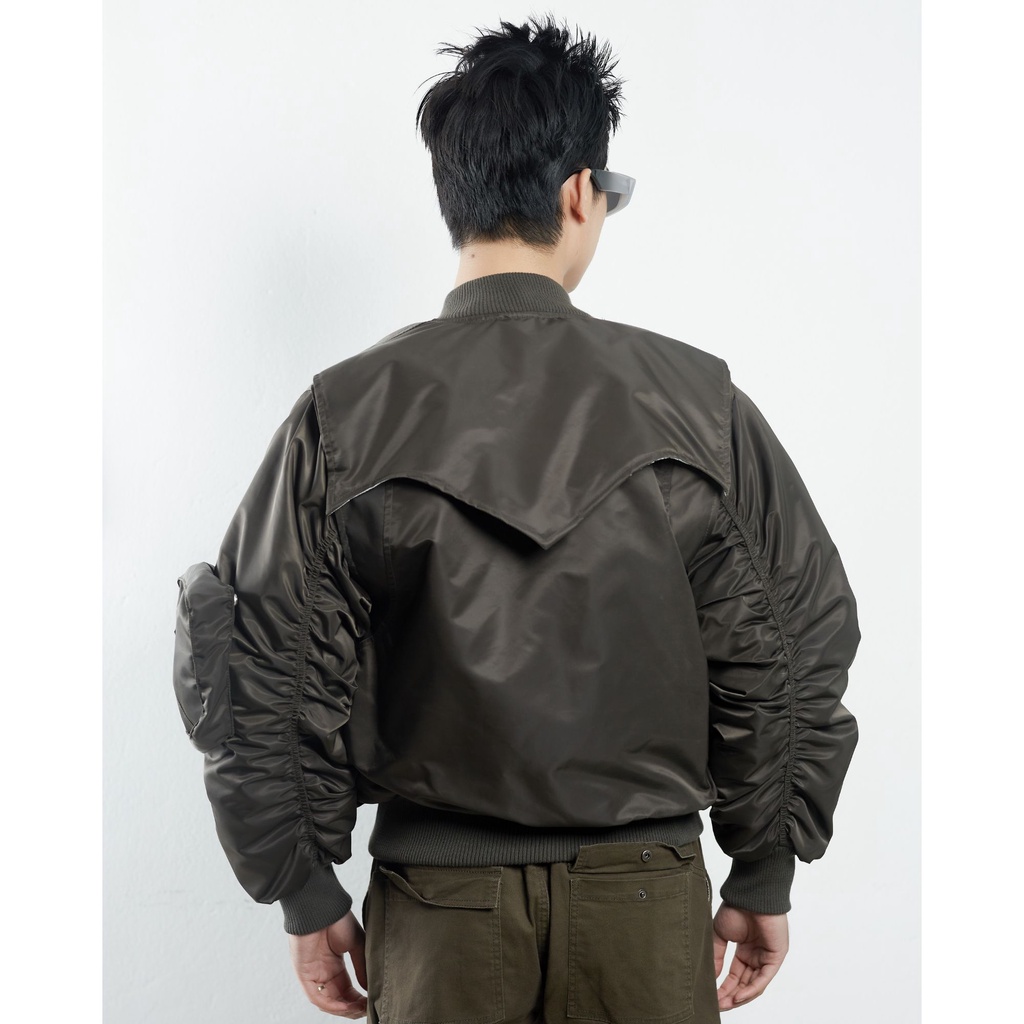 Áo bomber nam Snazzy lót bông dày dặn form thoải mái Snazzy BOMBER V-END