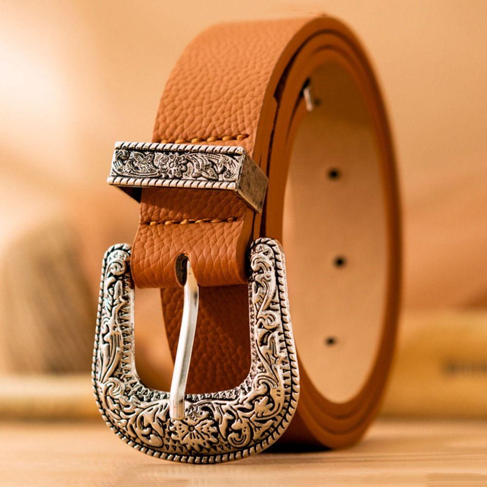 Thắt Lưng Mỏng Họa Tiết Hoa Vintage WMES15H Cho Nữ