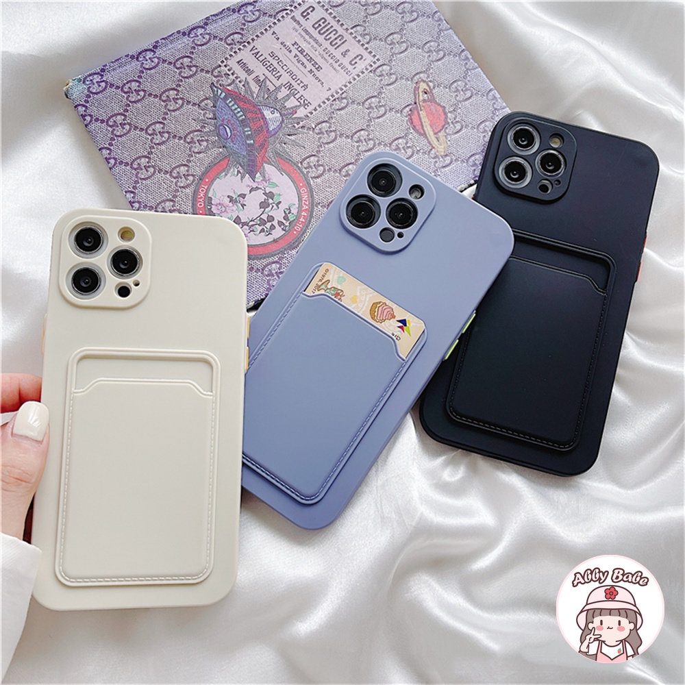 Ốp Điện Thoại TPU Mềm Chống Sốc Dạng Ví Đựng Thẻ Cho IPhone 14 Pro Max 11 7Plus 13 12 11 Pro Max X XS XR