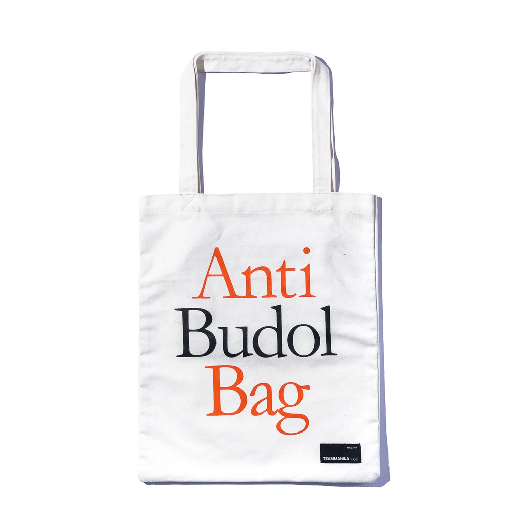 Túi Tote chống Budol Team Manila (Kem) ZDJH