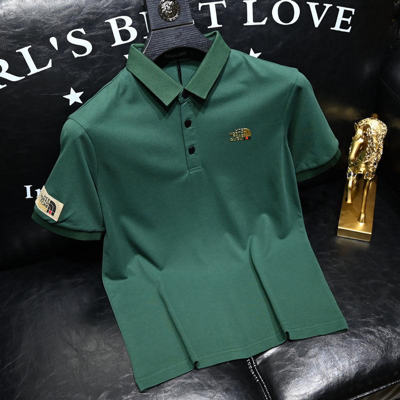 GUCCI Áo Thun POLO Tay Ngắn Dáng Ôm Phong Cách Đường Phố Châu Âu Thời Trang Mùa Hè 2022