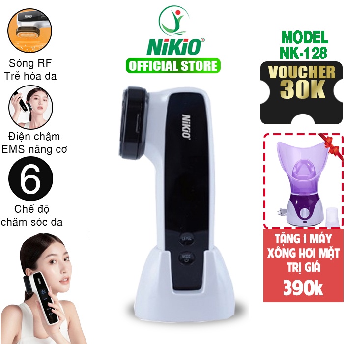 Máy nâng cơ mặt điện di RF đa năng Nikio NK-128 - Hàng cao cấp