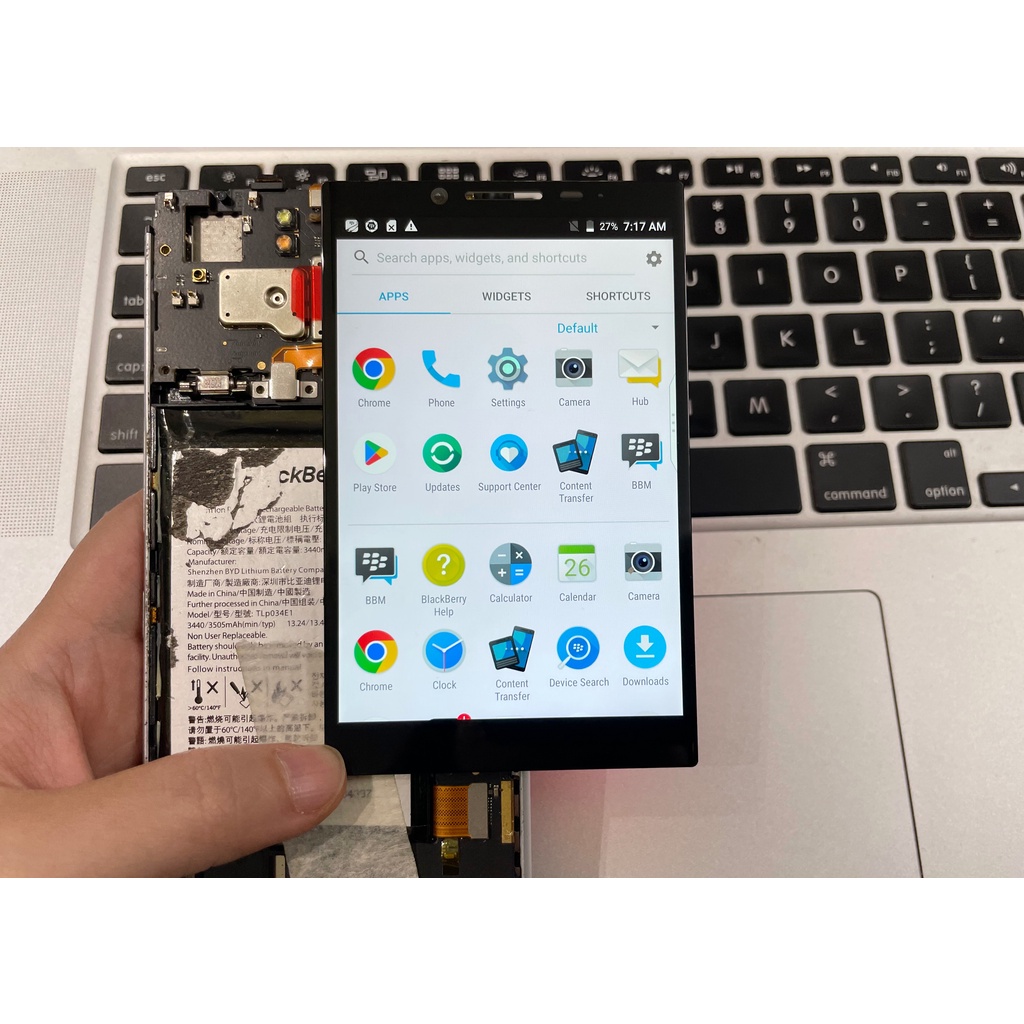 Màn hình thay thế Blackberry Key2 , BB Key2 thanh lí
