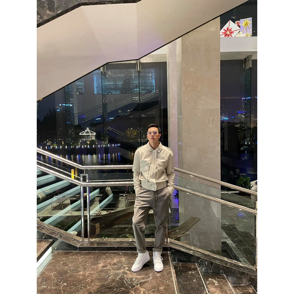 Áo Khoác Amand Trucker Leather Jacket v2 - Beige