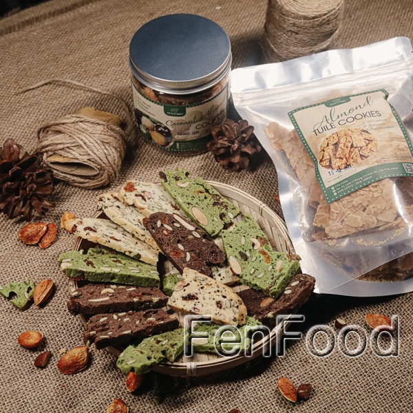 Bánh Biscotti FenFood Ăn Kiêng Hỗ Trợ Giảm Cân Hiệu Quả (100g -500g)