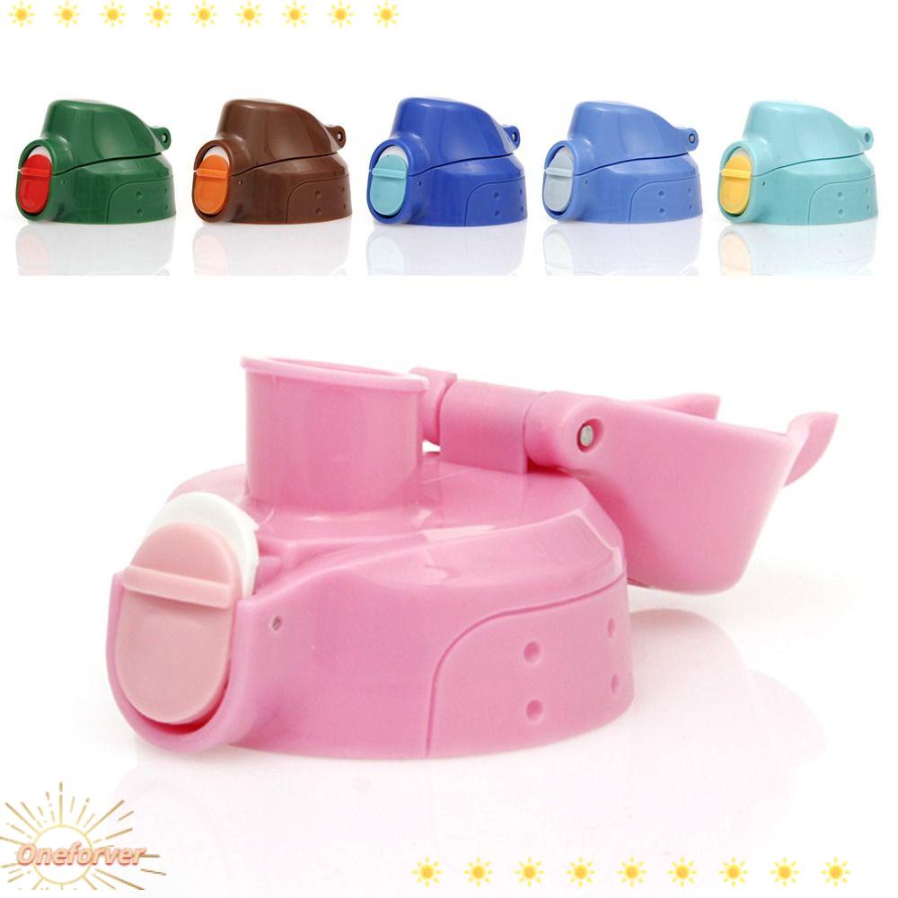 Bộ 2 Nắp Đậy Cốc Nước Bằng Silicone Kèm Ống Hút Thay Thế Thông Dụng Cho Trẻ Em