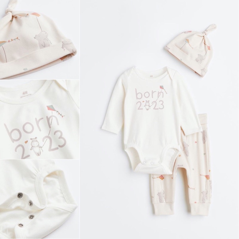 Set bodysuit H&M cho bé nhiều màu sắc siêu dễ thương
