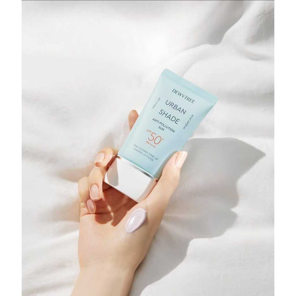 Kem Chống Nắng Kiềm Dầu Dưỡng Trắng Nâng Tone Dewytree Urban Shade Anti-Pollution Sun SPF50+ PA++++ (50ml)