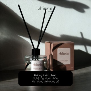 Tinh dầu khuếch tán thơm phòng shinrin saffron wood - shinrin reed diffuser saffron wood