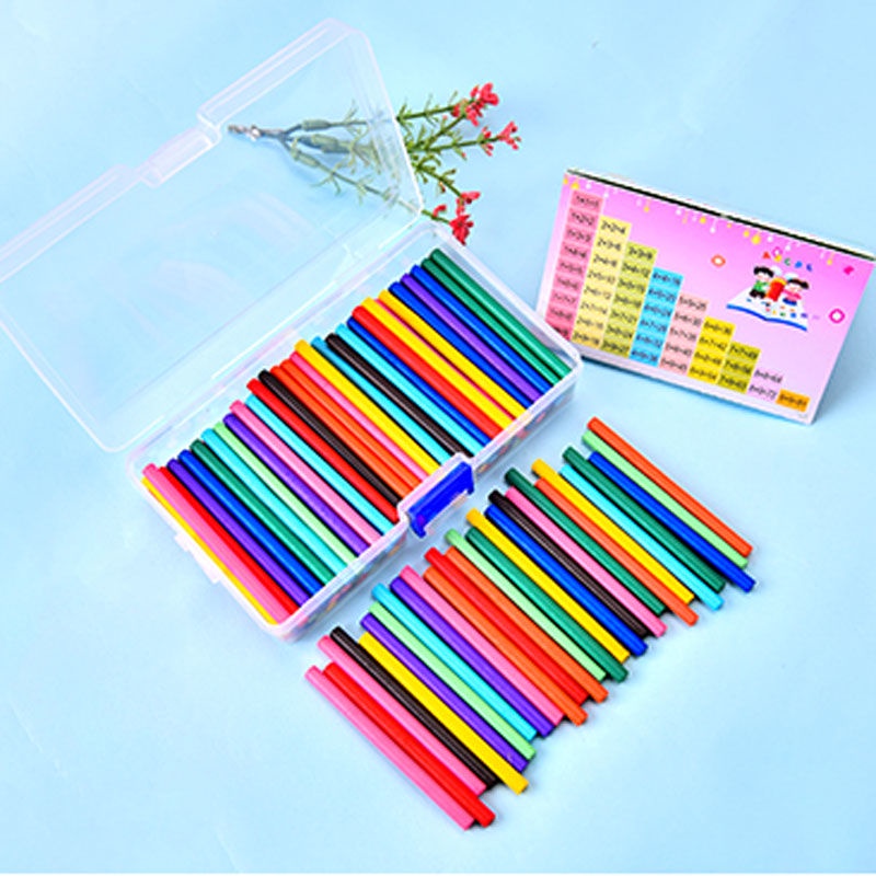 Gậy toán học cho học sinh tiểu học dụng cụ cộng và trừ tính toán lớp Một bambooeducationaltoys-Toán 