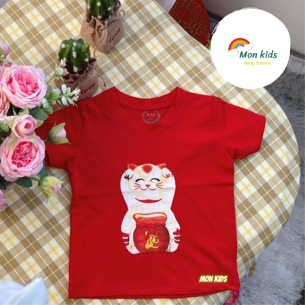 Áo cộc tay bé gái, áo thun cho bé gái, áo phông bé gái 7-20kg