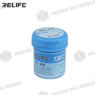 Kem thiếc hàn 138°c dùng làm chân IC, CPU BGA, hàn socket, câu dây, hàn cáp điện thoại RELIFE RL-404. 40g