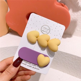 Set kẹp tóc hàn quốc, kẹp tóc mái cute (set 2 chiếc)