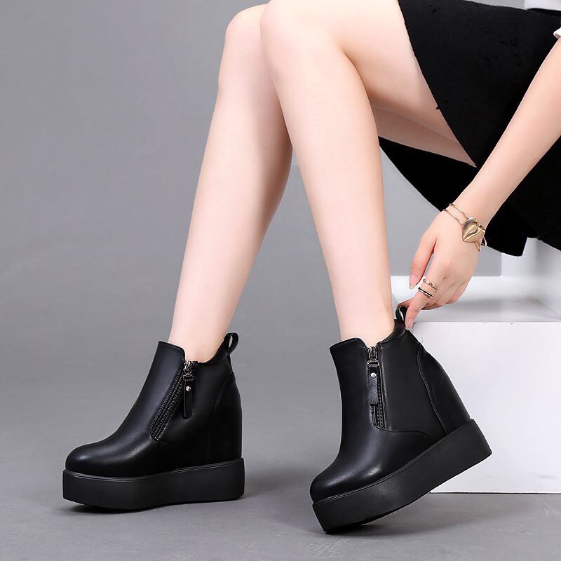 Giầy thời trang nữ đế độn nâng chiều Cao 10 Cm rất nhẹ và êm hàng nhập Quảng Châu cao cấp kèm ảnh thật (Hàng ORDER)