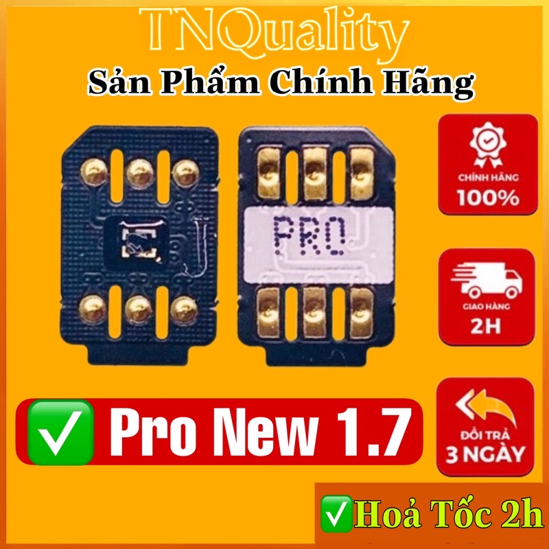 Sim ghép PRONEW chính hãng ! Ghép tốt cho các dòng ip 7 trở lên auto 4G