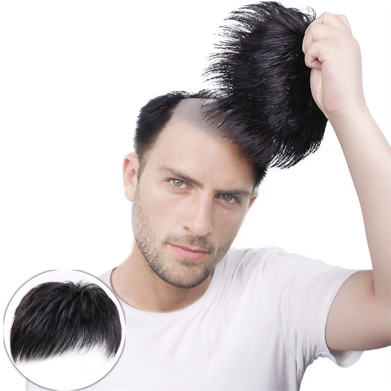 Bộ Tóc Giả Che Phủ Toàn Diện Màu Trắng Dành Cho Nam Giới