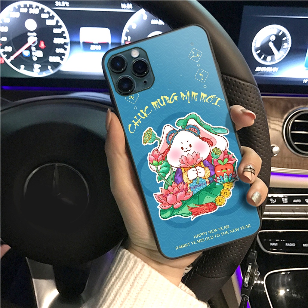 Ốp lưng Mặt Kính Tết Quý Mão 12 cho S amsung - O ppo - i Phone - R ealme TET12 - didongso