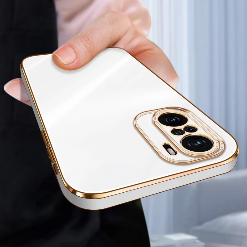 Ốp lưng Realme Viền vuông Mạ Màu - Realme 5/5 Pro/5i/6i/8/C11/C12/C15/C20/C21Y - Ốp lưng màu trơn sang trọng Educase86