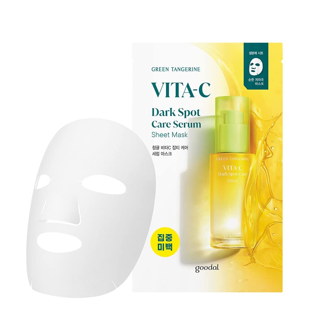 Mặt Nạ Làm Sáng Da Goodal Green Tangerine Vita C Dark Spot Care Serum Sheet Mask 28Ml