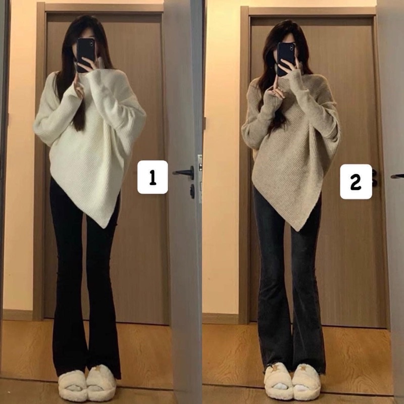 ÁO LEN VẠT TÔM CỔ LỌ