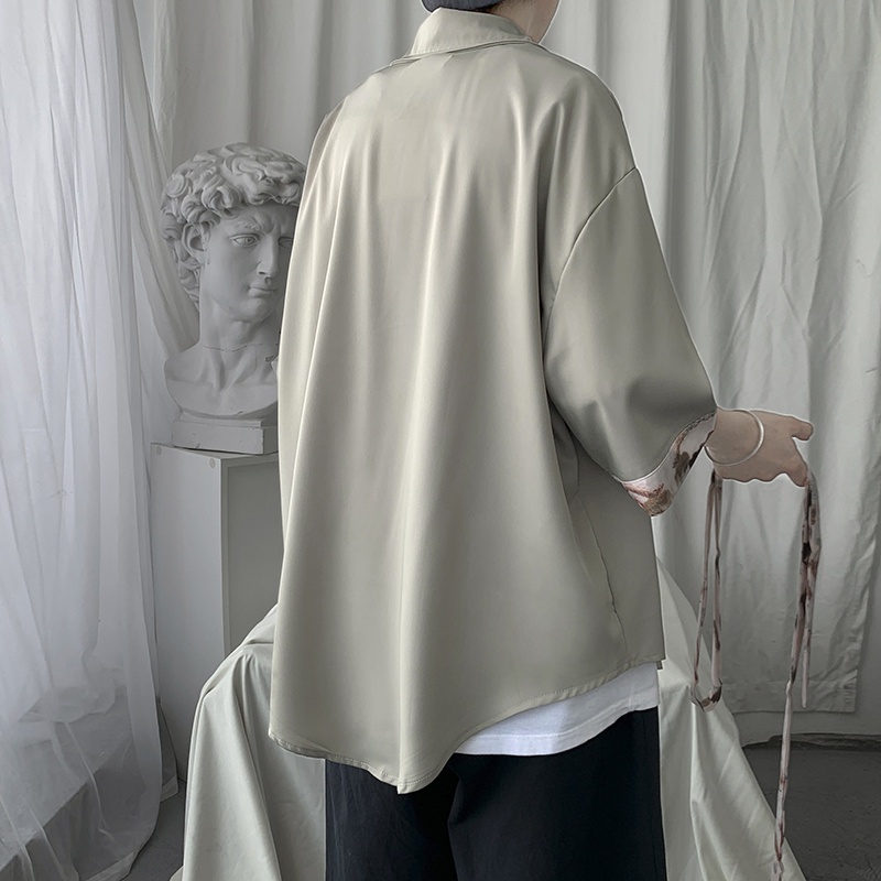 Áo Sơ Mi Tay Lửng Dáng Rộng Thoáng Khí Thời Trang Mùa Hè Hàn Quốc 2022