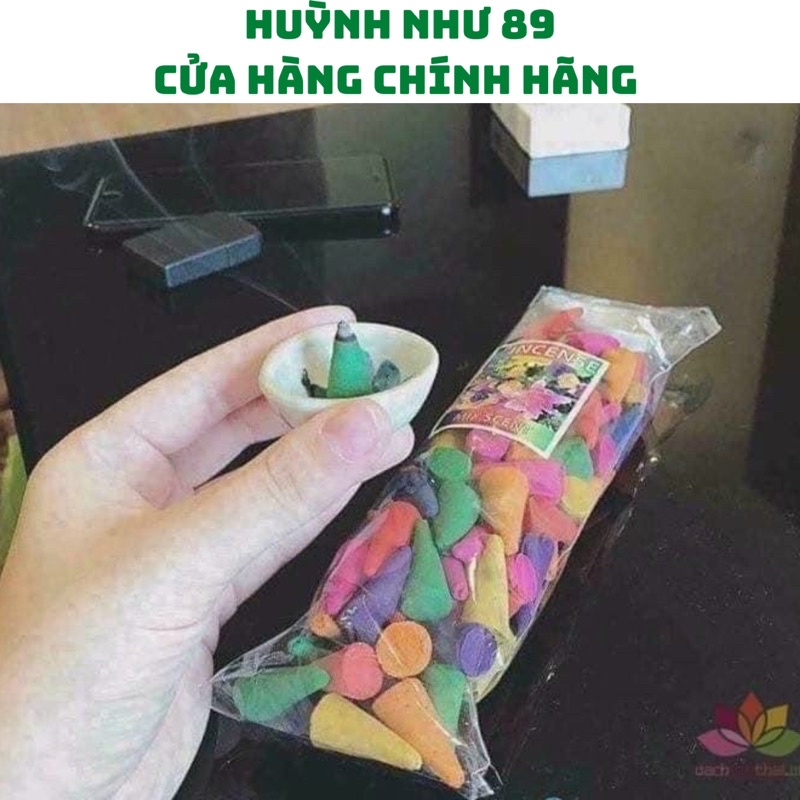 Trầm Hương Nụ MIX SCENT Nhiều Hương Hoa Thái Lan (kèm chén sứ)