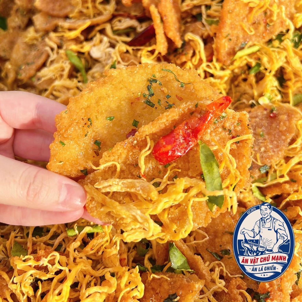 Cơm Cháy Mắm Khô Gà