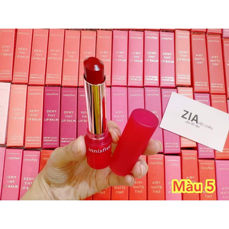 SON DƯỠNG MÀU INNISFREE DEWY TINT LIP BALM