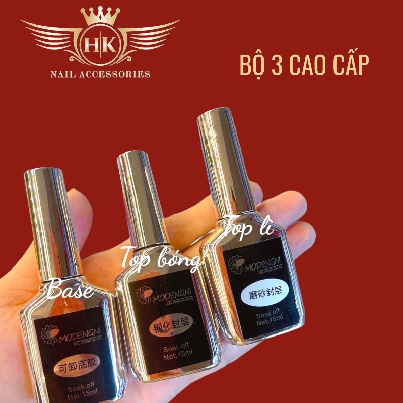 Base top modengni cao cấp HK NAIL ACCESSORIES 15ml