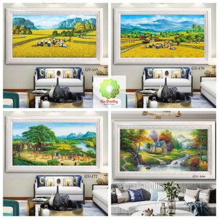 Tranh treo tường 3D Canvas cao cấp - "Tranh treo phòng khách cao cấp" ,khổ chuẩn 2:1,tranh phòng khách theo yêu cầu