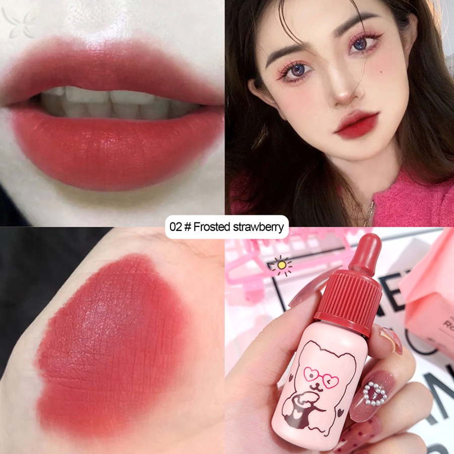 Son kem lì JMMZ CACE vovigo thiết kế vỏ son hình chai sữa độc đáo màu