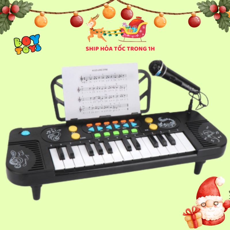 Đàn piano có micro nhiều chế độ nhạc cho bé để bé thỏa sức sáng tạo với âm nhạc