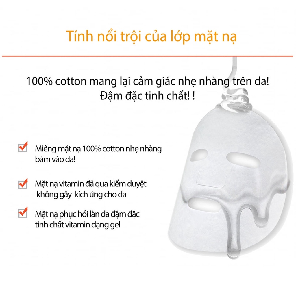 1 Hộp Mặt Nạ Giấy Banobagi Stem Cell Vitamin Mask Viên Thuốc Bổ Sung Vitamin 30ml Mẫu Giáng sinh 2022 - Wincy Mart