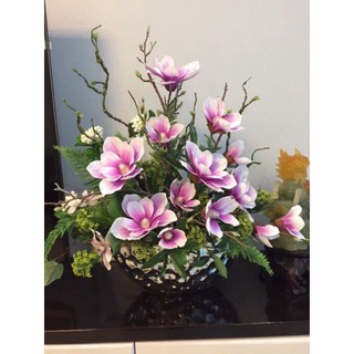 Cành Hoa Mộc Lan Bông To Dài 95cm - Cành hoa giả trang trí lọ hoa, lẵng hoa, decor