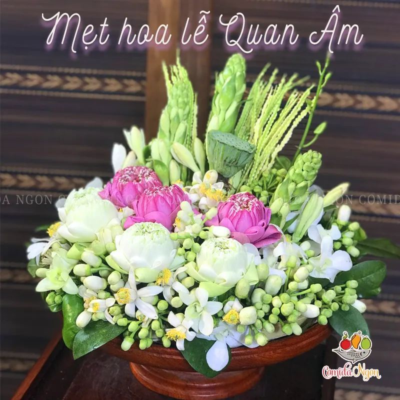 Mẹt hoa lễ giỗ chạp, 49 ngày, ngày rằm, mùng một, lễ tết