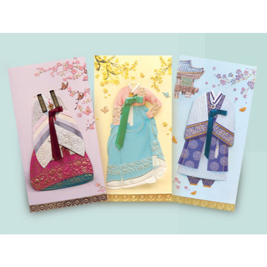 Túi Đựng Tiền Quần Áo Truyền Thống Hàn Quốc angpao